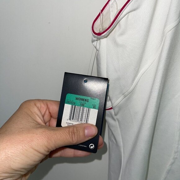 Nike Dri Fit Womens Wimby Tennis Dress Size XL White Red Serena Williams New - Picture 11 of 11